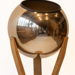detail bordure seau rond inox