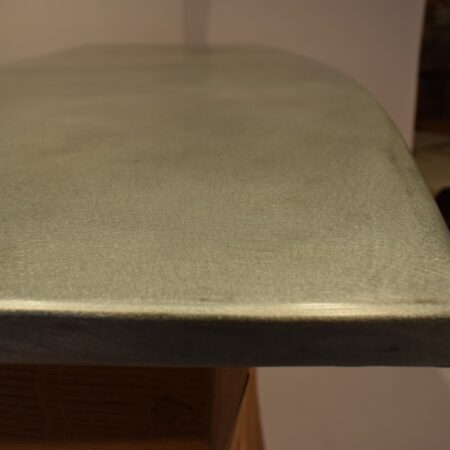 baravin plateau zinc Bar counter "winebar" made from recycled oak barrel