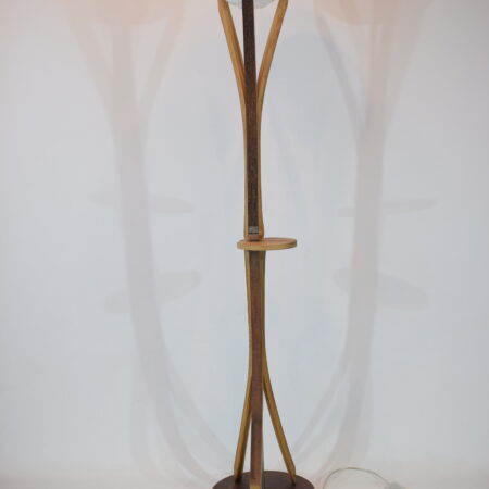 floor lamp made from recycled wood wine color floor lamp made from recycled wood wine color
